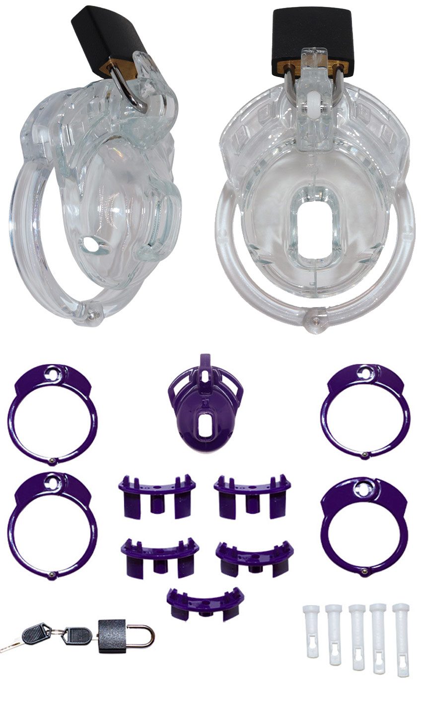 The Vice Clitty | Cage de chasteté transparente idéale pour BDSM