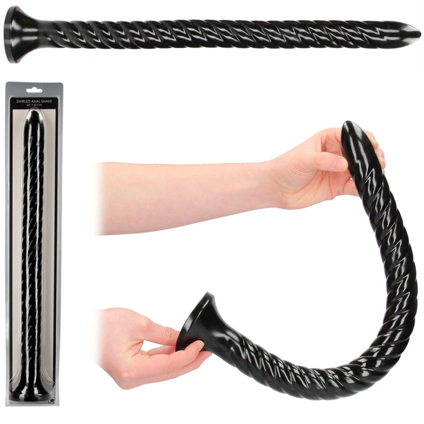 Ouch! Swirled Anal Snake | XXL Analdildo 50 cm