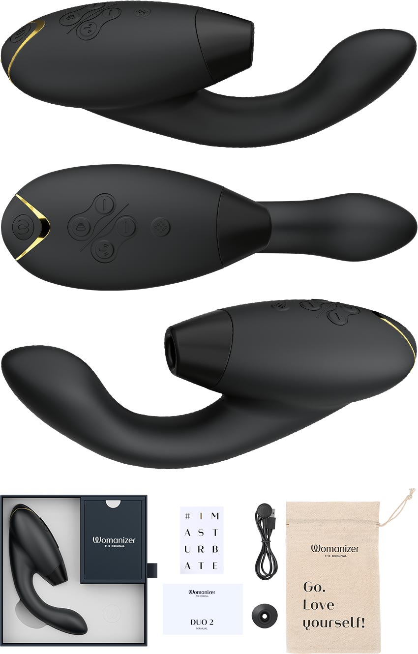 Womanizer DUO 2 | Stimulateur clitoridien et vibromasseur point G