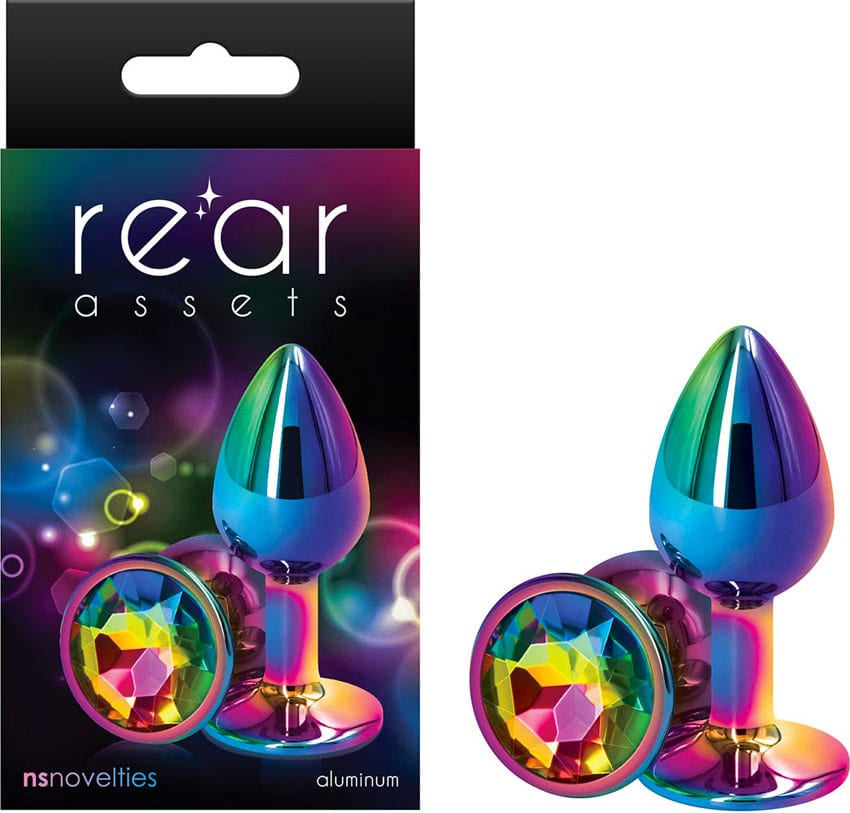 NS Novelties Rear Assets | Plug anal multicolore | Petit
