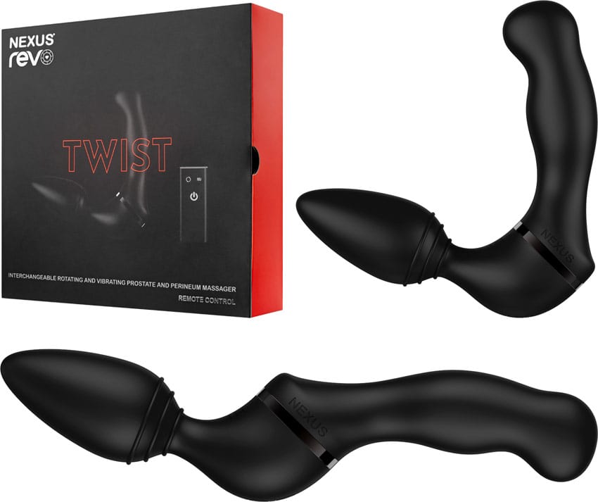 Nexus Revo Twist | Masseur prostatique interchangeable et vibrant