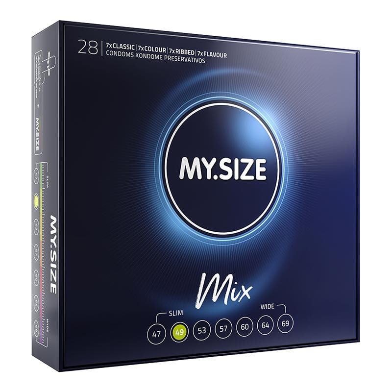 My Size Mix | Taille 49 | Mix de préservatifs avec taille spécifique