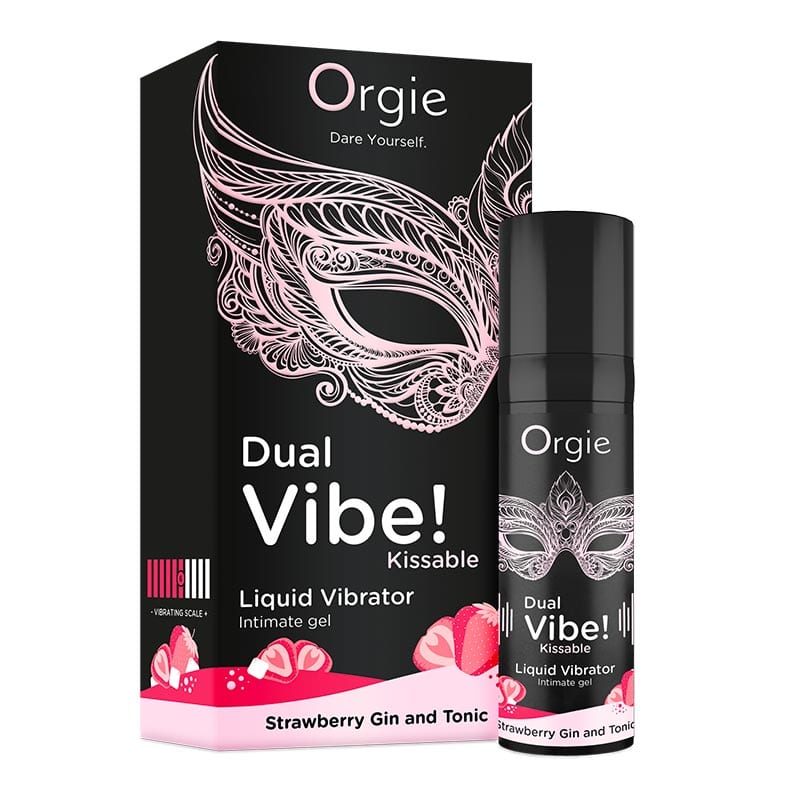 Orgie Dual Vibe Kissable | Liquid Vibrator | Intimstimulationsgel