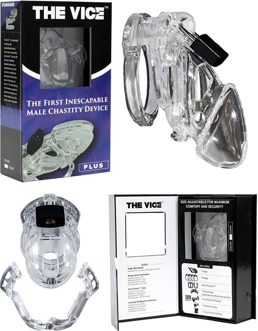 The Vice Plus | Cage de chasteté pour pénis de grandes tailles