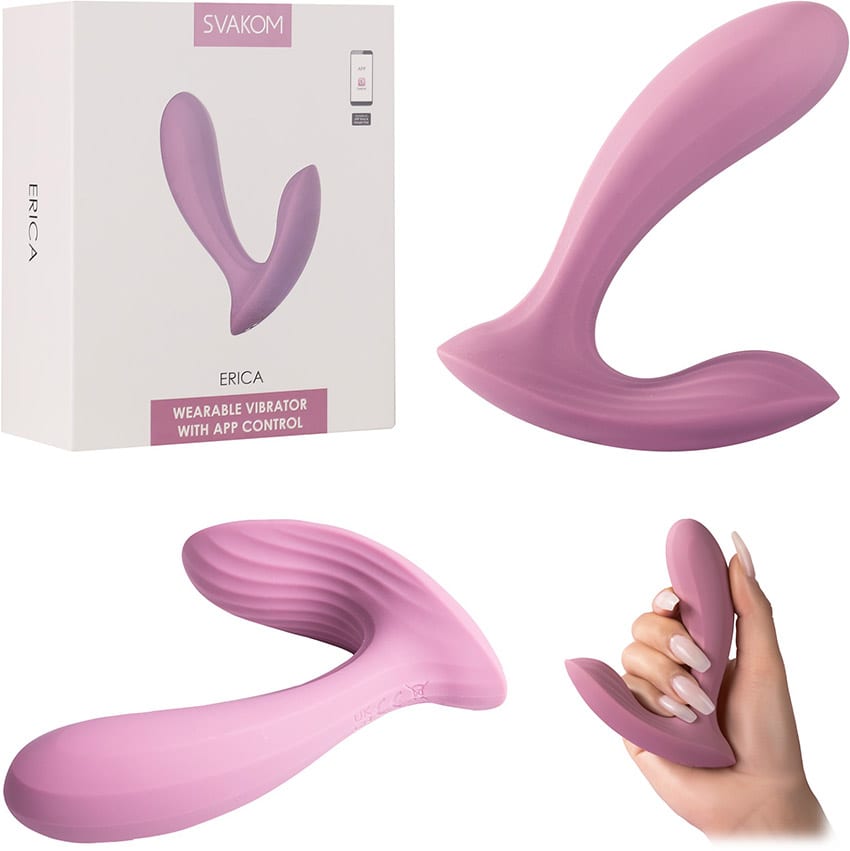 Svakom Erica | Vibromasseur portable et flexible | Rose