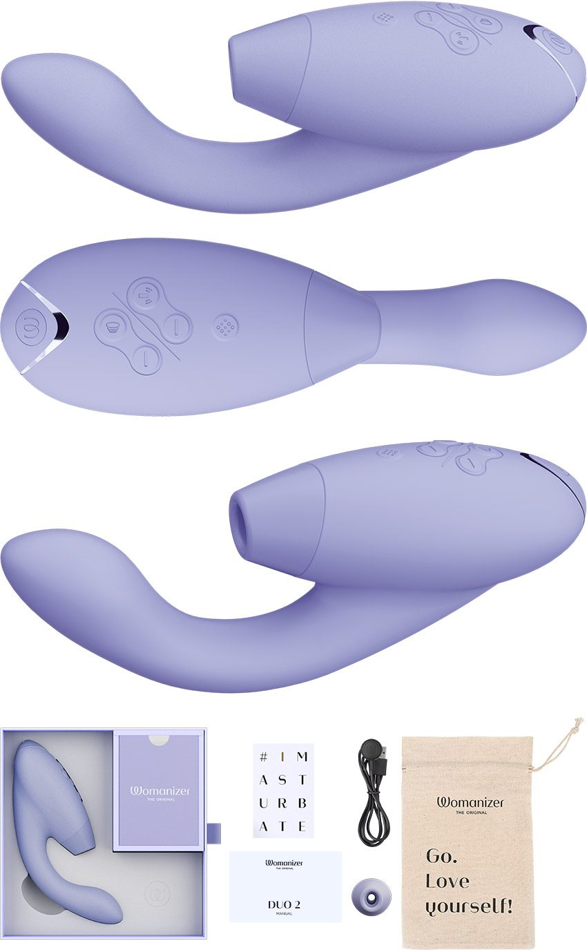 Womanizer DUO 2 | Stimulateur clitoridien et vibromasseur point G