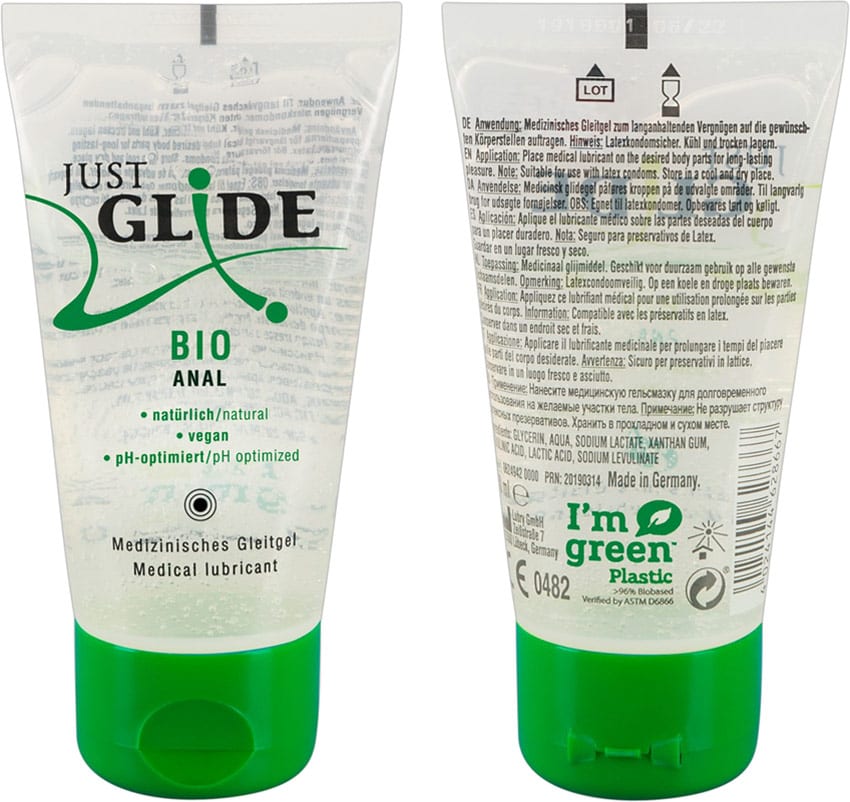 Just Glide BIO Anal | Lubrifiant bio et vegan pour sexe anal | 50 ml
