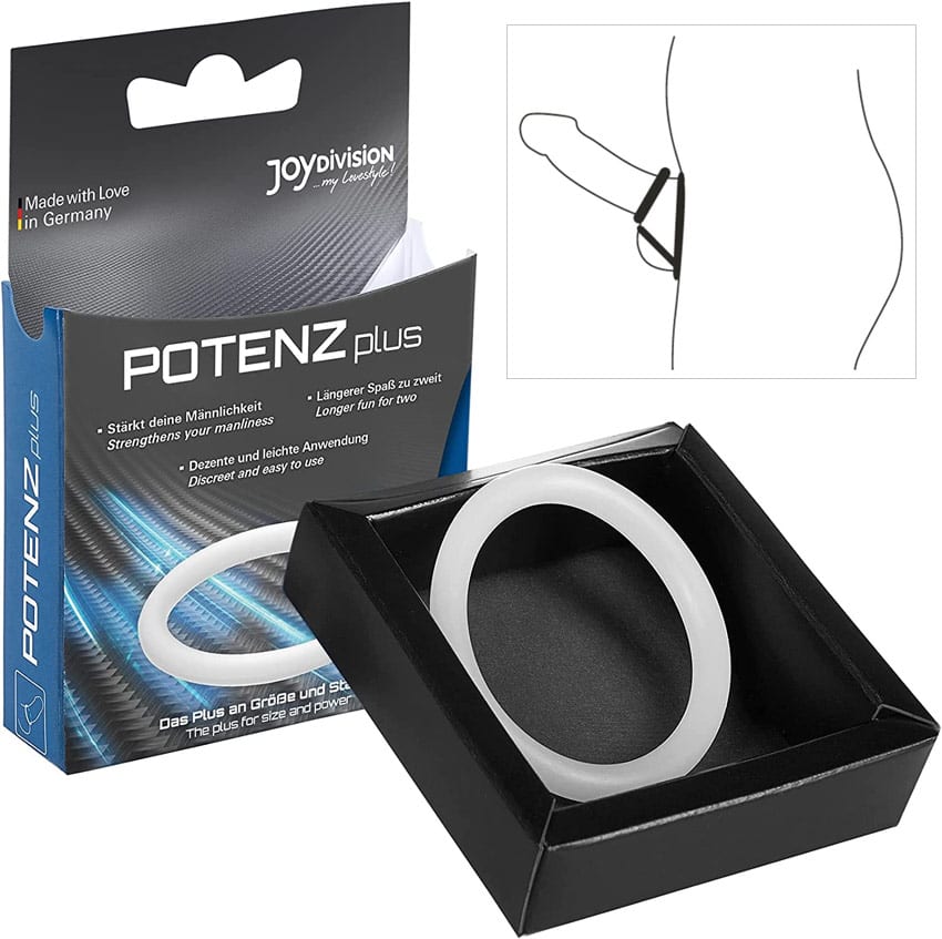 JoyDivision POTENZplus | Anneau pénien en silicone | 44 mm