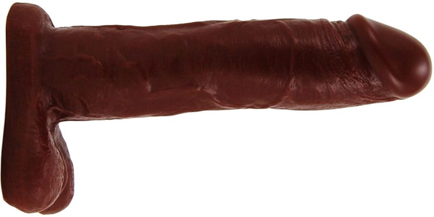 VixSkin Outlaw | Énorme godemichet réaliste en silicone brun | 23 cm