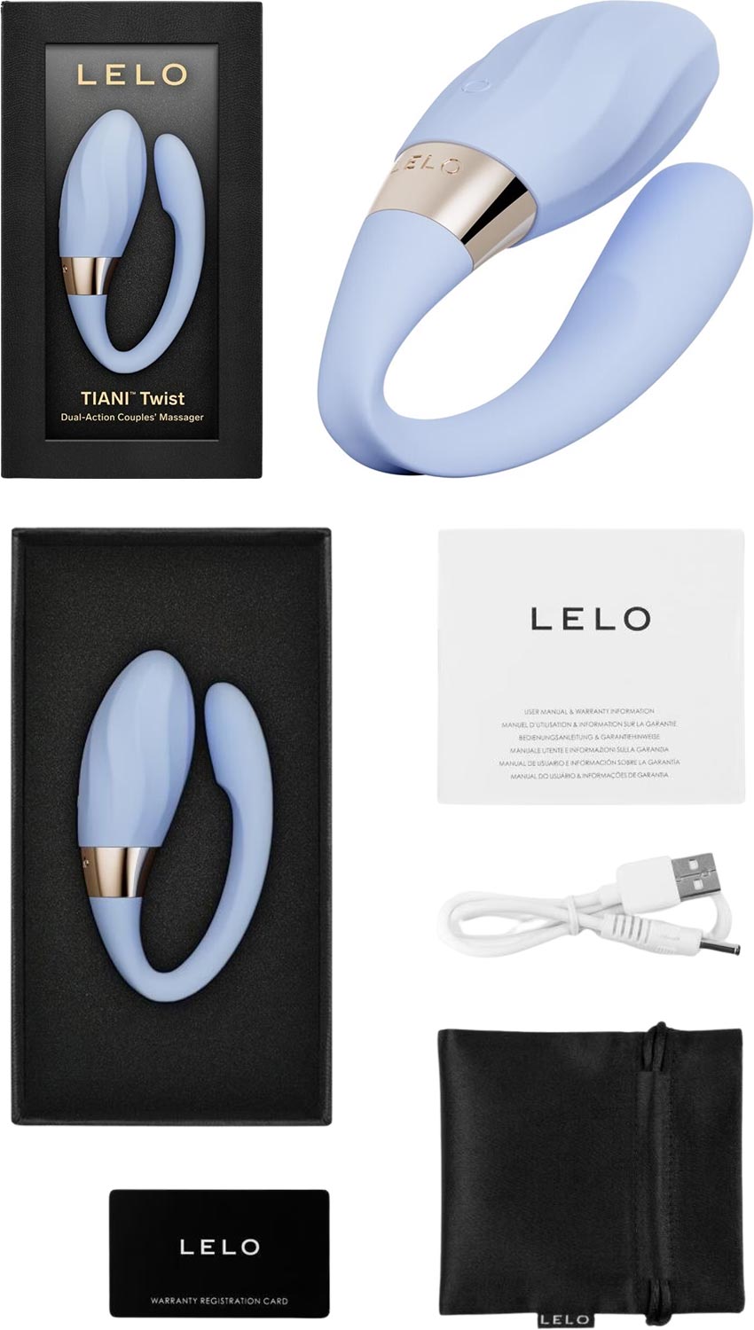 LELO Tiani Twist | App-gesteuerter Paarvibrator | Blau