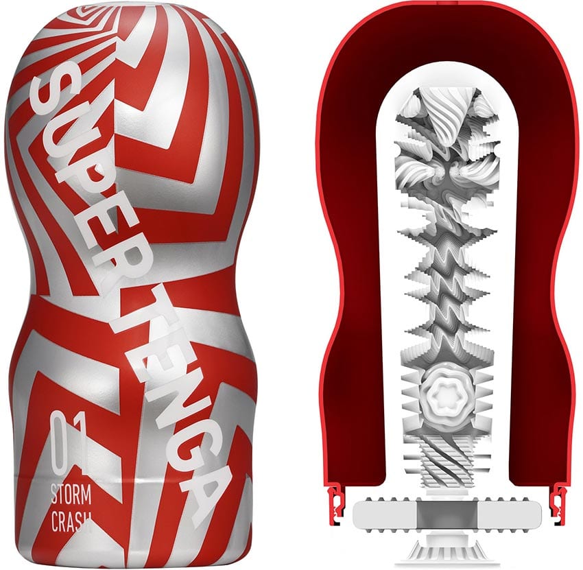 Super Tenga 01 Storm Crash | Masturbateur ultra texturé pour homme