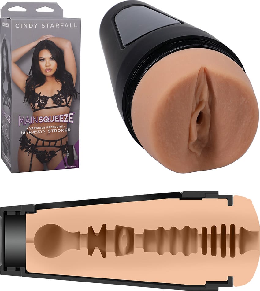 Doc Johnson Main Squeeze Cindy Starfall | Masturbateur ultra-réaliste