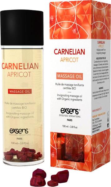 Exsens Karneol & Aprikose | Zertifiziertes Bio-Massageöl