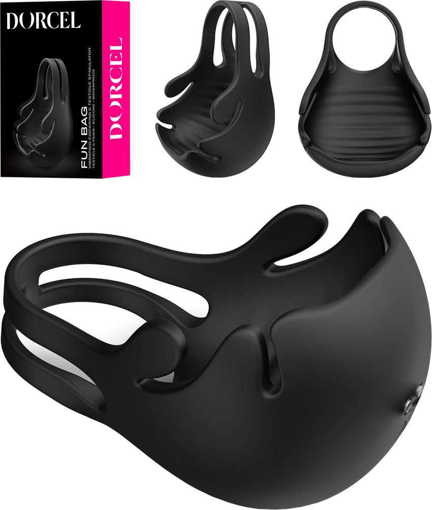 Dorcel Fun Bag | Cockring et stimulateur de testicules vibrant