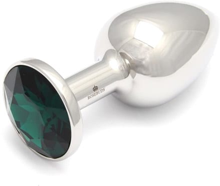 Rosebuds Kristall Analplug - Smaragd (M)