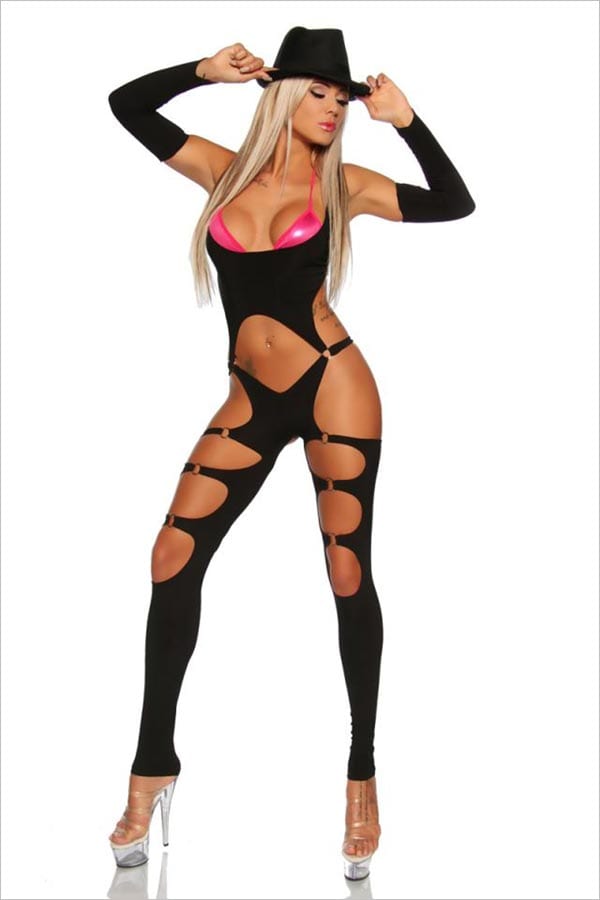 Saresia Gogo Overall Round | Combinaison de gogo danseuse