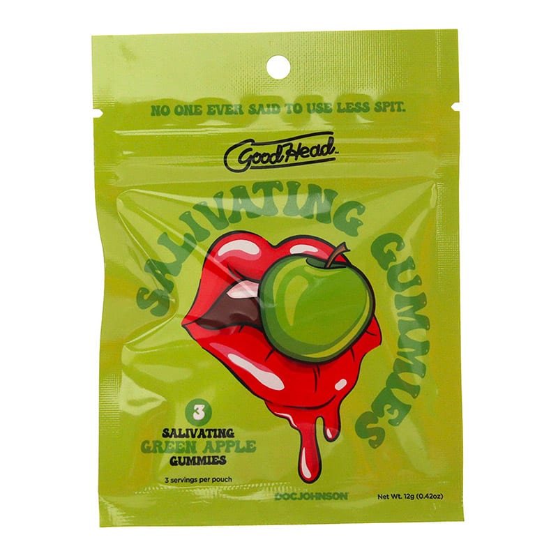 GoodHead Salivating Gummies | Bonbons pour sexe oral pomme