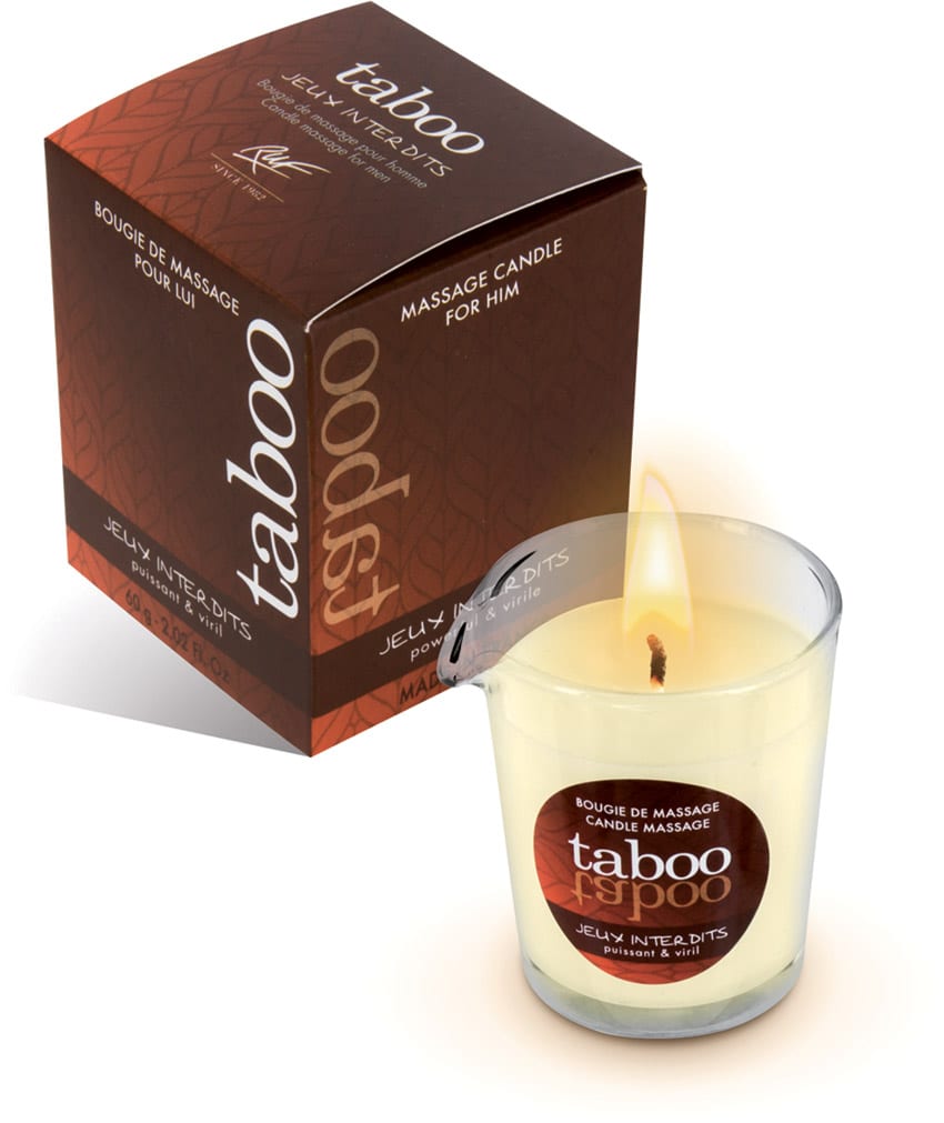 Taboo Jeux Interdits | Bougie de massage puissante et virile