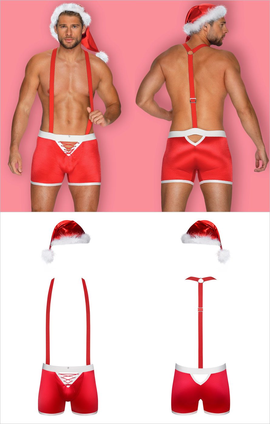 Obsessive Ensemble de Noël Mr Claus - 4 pièces