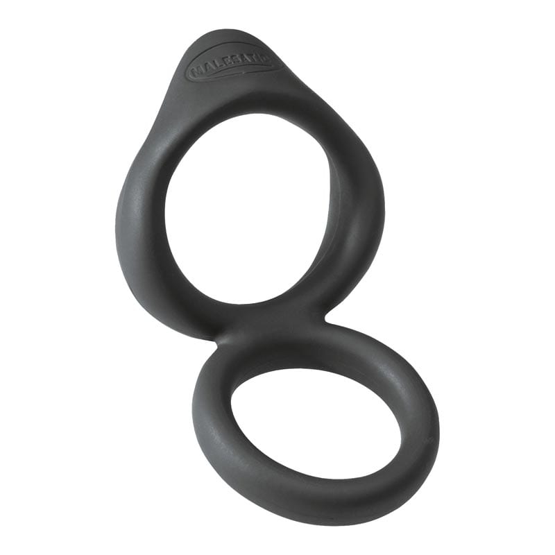 Malesation Force Cock & Ball Ring - Anneau pénien double en silicone
