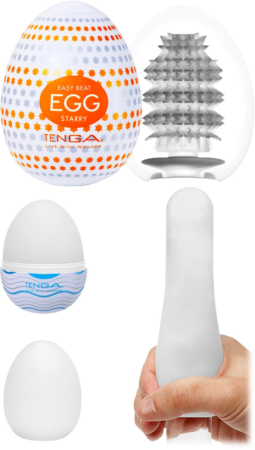 Tenga Egg Starry | Masturbator | Stimulierungshülle für Penis