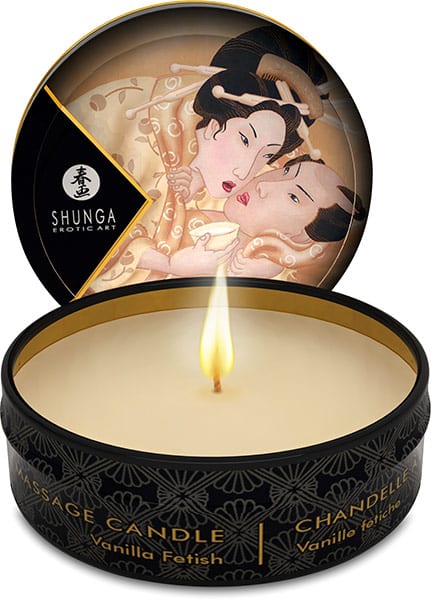 Shunga Desir | Bougie de massage à la senteur Vanille fétiche | 30 ml