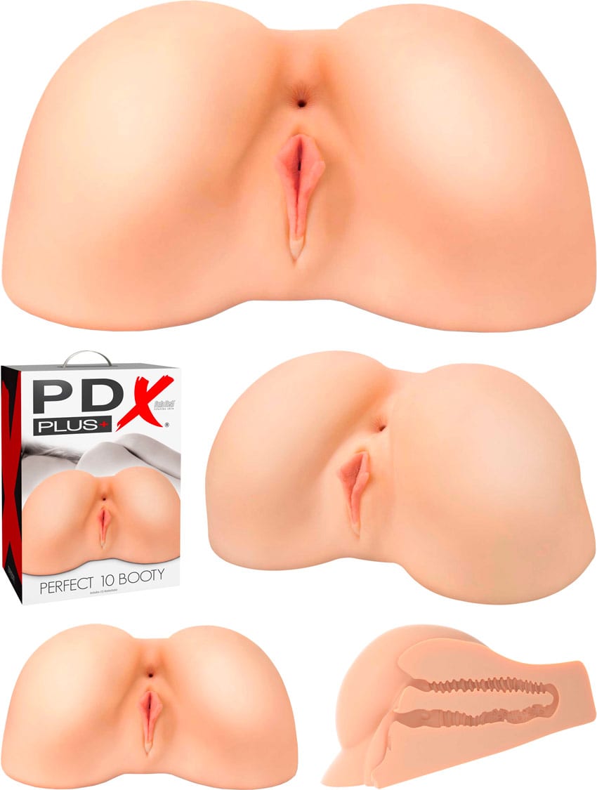 Pipedream PDX Plus Perfect 10 Booty | Fesses réalistes | Anus et vagin