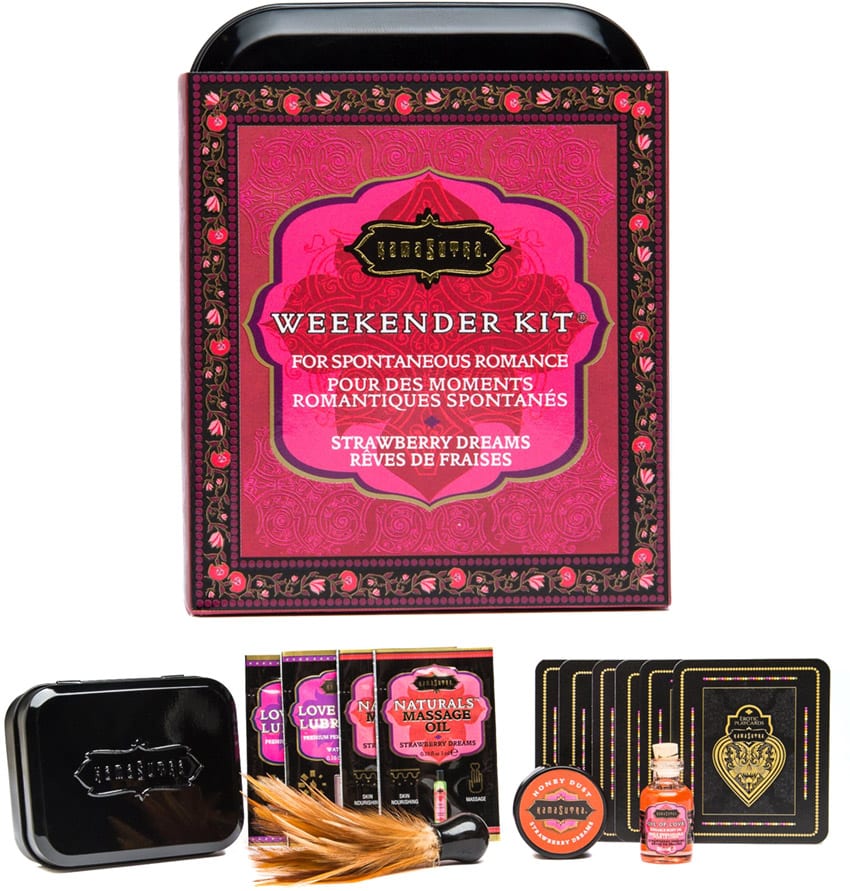 Kama Sutra The Weekender | Kit für Paare | Erdbeer-Träume