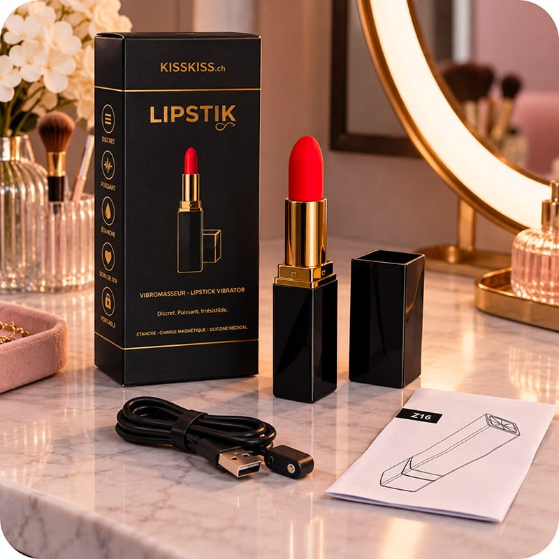 KissKiss.ch Lipstik | Klitorisstimulator in Lippenstiftform