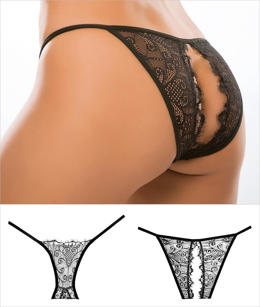 Adore by Allure Enchanted Belle | Panty sexy ouvert sur les fesses