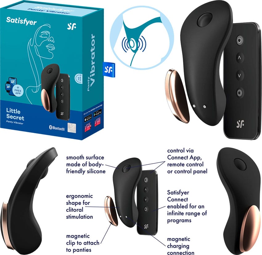 Satisfyer Little Secret | Vibrator für Höschen | Ferngesteuert