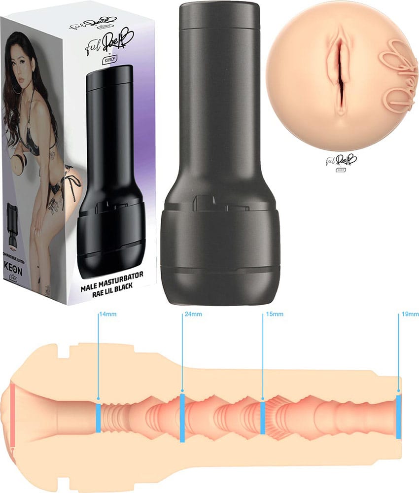 Kiiroo Feel Rae Lil Black | Masturbateur très réaliste pour homme