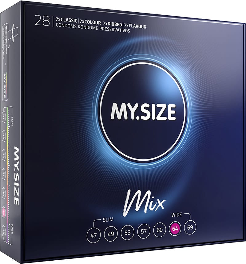 My Size Mix | Taille 64 | Mix de préservatifs avec taille spécifique