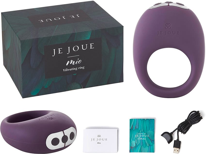Je Joue Mio | Luxuriöser vibrierender Ring - Violett