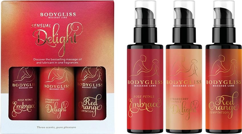 Bodygliss Sensual Delight | Massageöl- und 2-in-1-Gleitmittel-Set