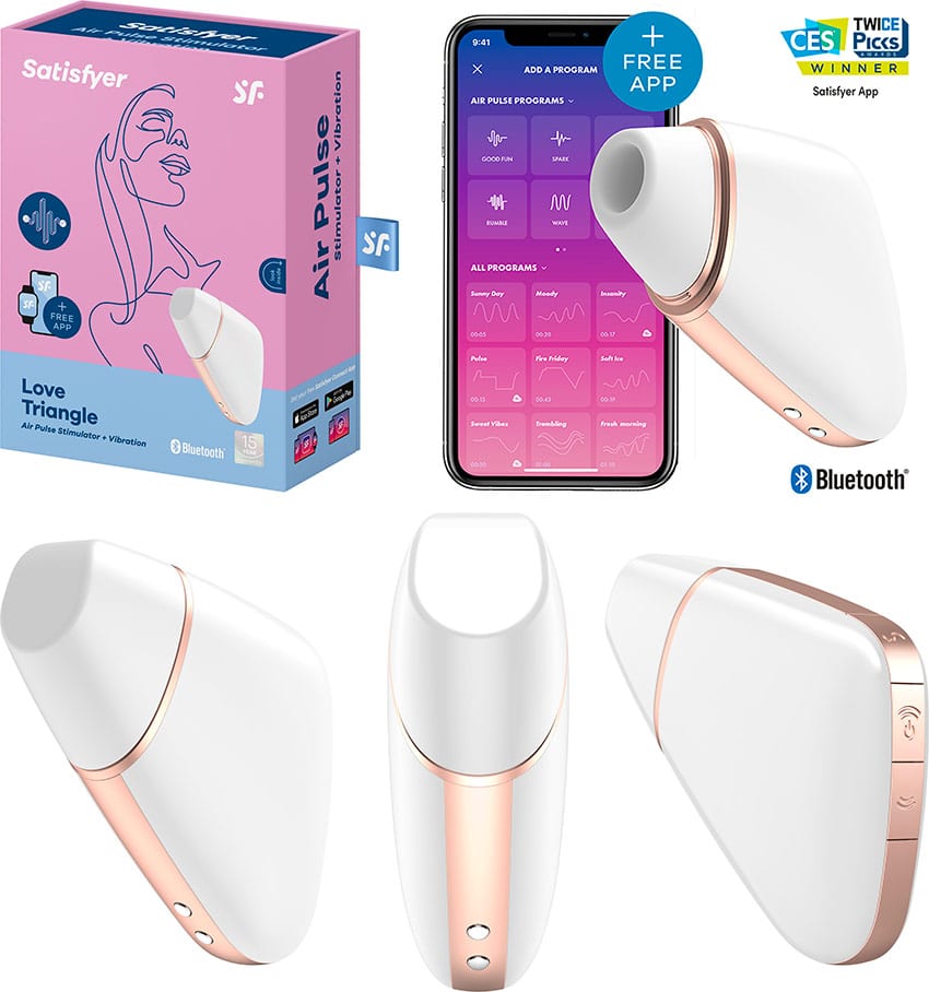 Satisfyer Love Triangle | Stimulateur de clitoris élégant et puissant
