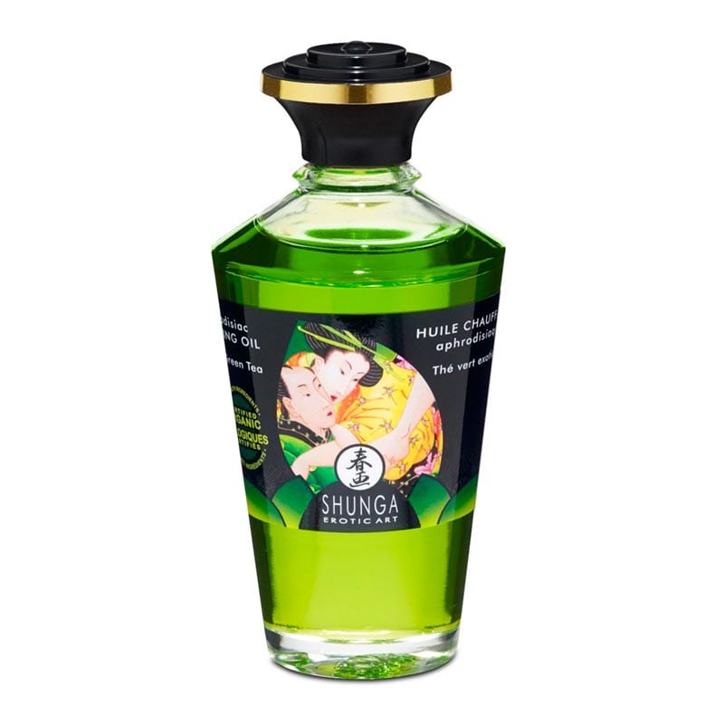 Shunga | Huile biologique, aphrodisiaque, chauffante et comestible