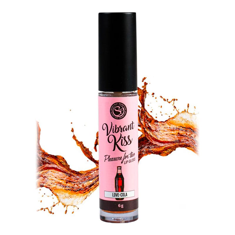 Secret Play Vibrant Kiss Cola | Gloss stimulant idéal pour le sexe oral