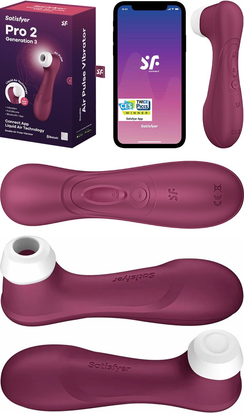 Satisfyer Pro 2 Generation 3 | Stimulateur clitoridien connecté