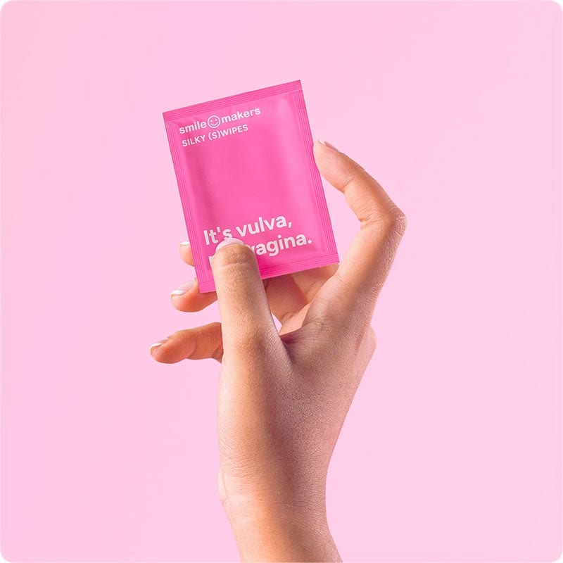 Smile Makers Silky (S)wipes | Lingettes hygiéniques pour la vulve