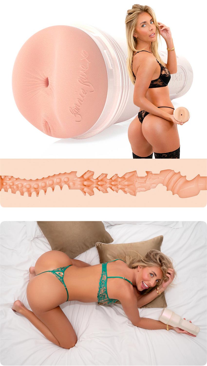 Fleshlight Girls Bonnie Blue | Masturbateur anal réaliste