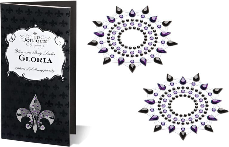 Petits Joujoux Gloria - Brustschmuck - Schwarz & Violett