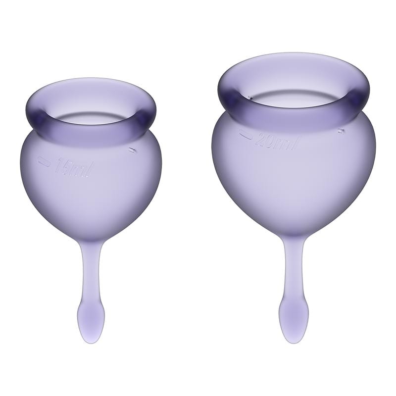 Satisfyer Feel Good | Menstruationsbecher aus Silikon (2 Stück)