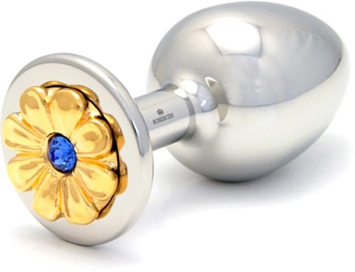 Rosebuds Daisy Gold | Plug anal décoré d'une marguerite dorée | XL