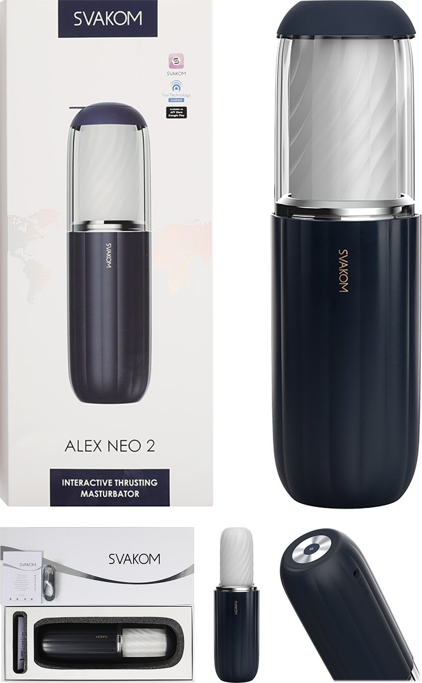 Masturbateur Automatique Svakom Alex Neo 2 - Kiss Kiss
