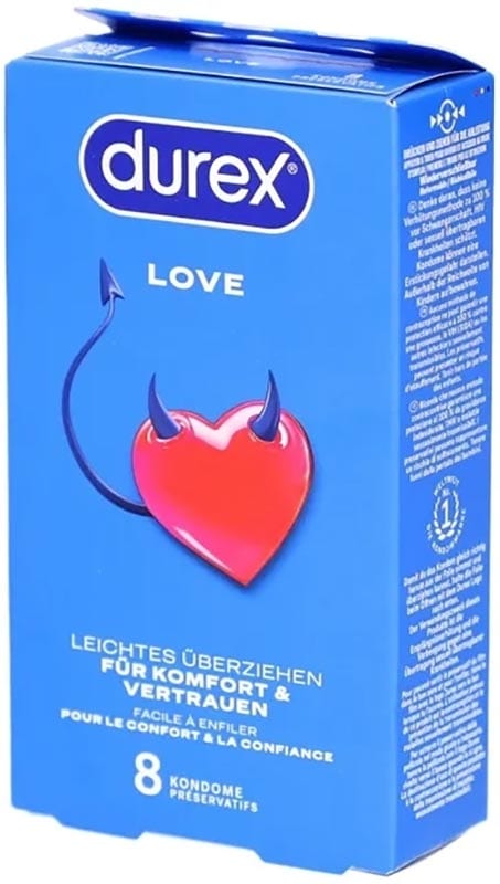 Durex Love | Préservatif à forme profilée offrant un maintien optimal
