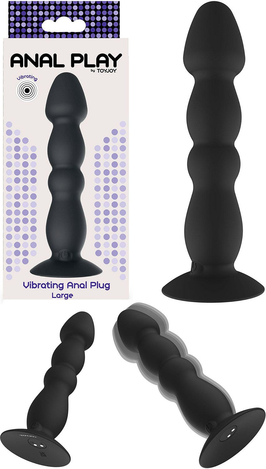 ToyJoy Anal Play | Vibrierender Analplug aus Silikon | Unisex