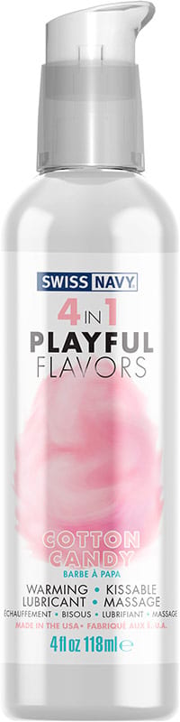 Swiss Navy 4-in-1 | Wärmendes Gleitmittel | Zuckerwattegeschmack