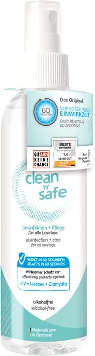 Nettoyant Pour Sextoy Clean'n'Safe 100 ml – KissKiss