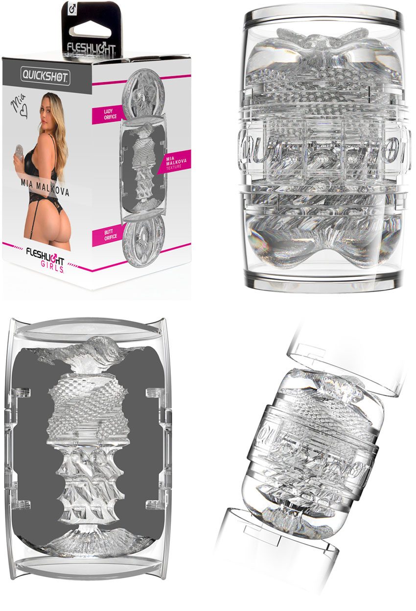 Fleshlight QuickShot Mia Malkova | Masturbateur | Vagin + Anus